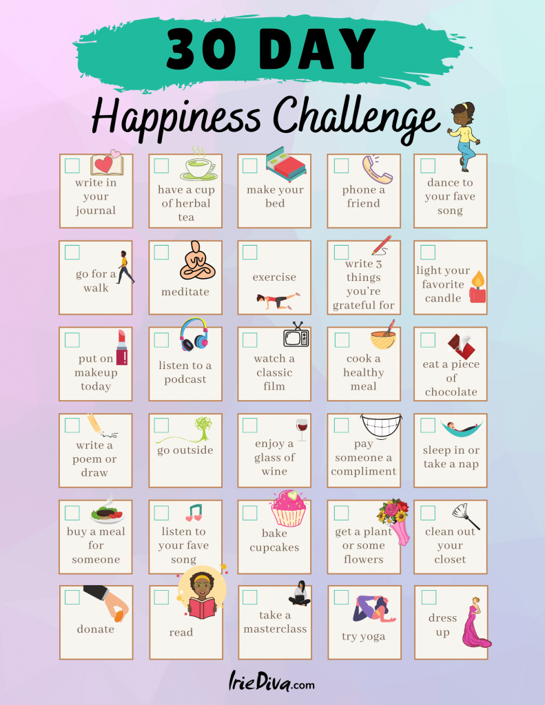 30 Day Happiness Challenge